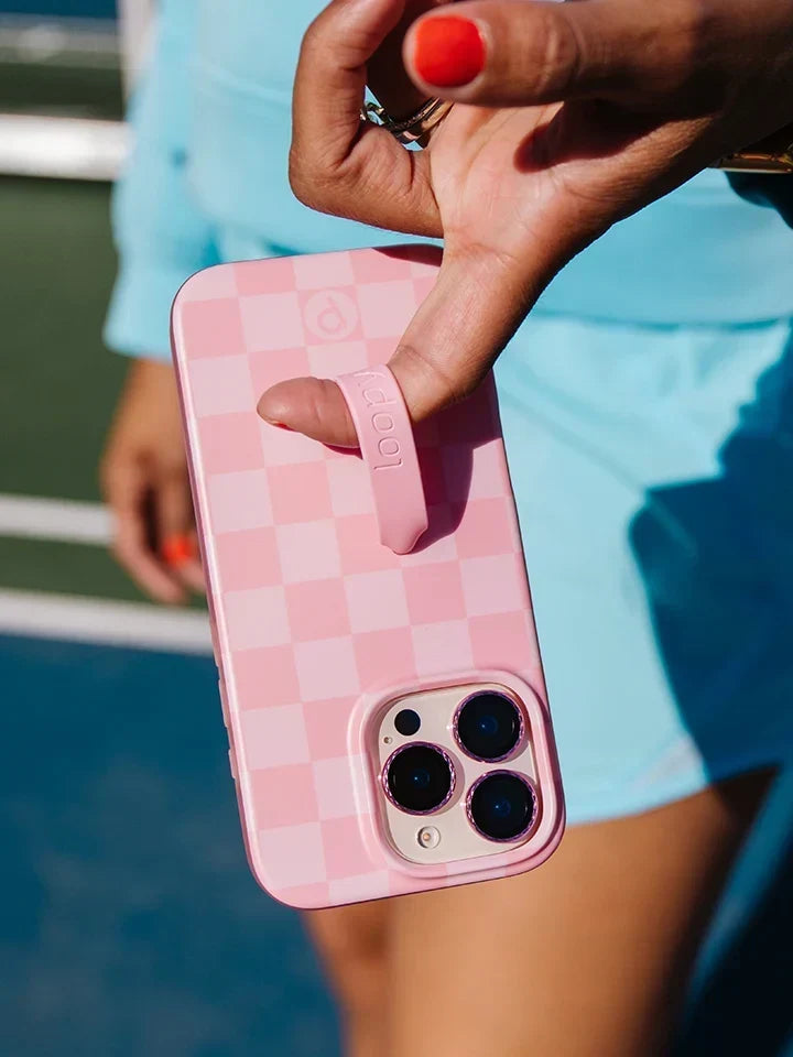Blush Checkered